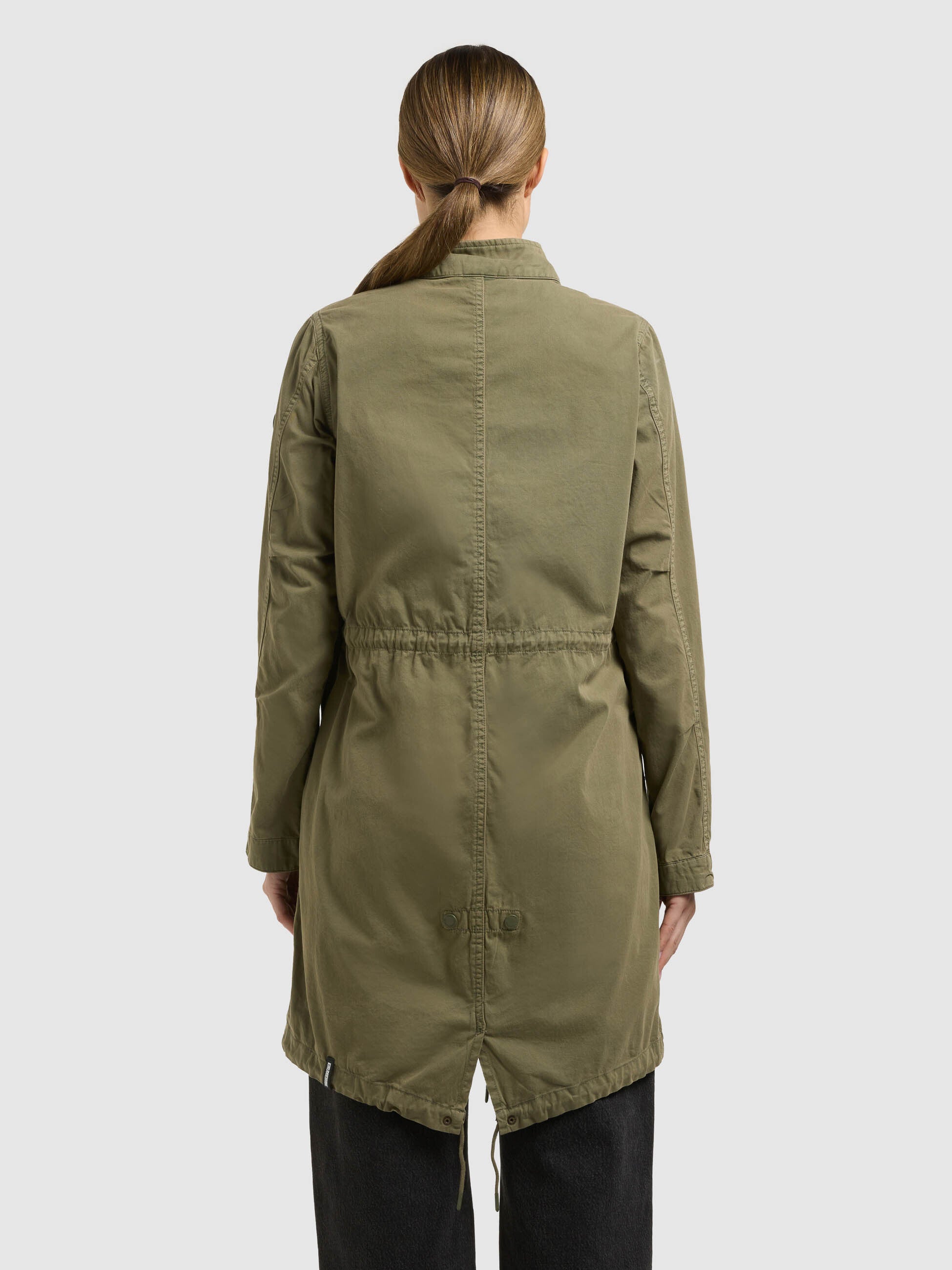 khujo-theres-parka-mantel-damen-olive-regular-fit image 3