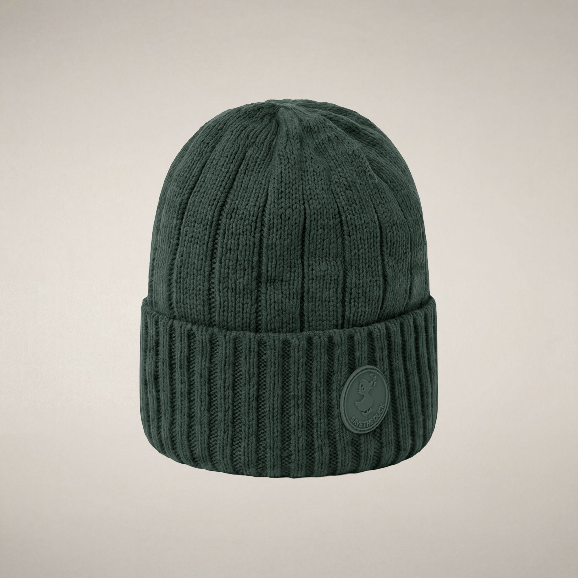 save-the-duck-jo-unisex-ripp-beanie-nori-gr-n image 2
