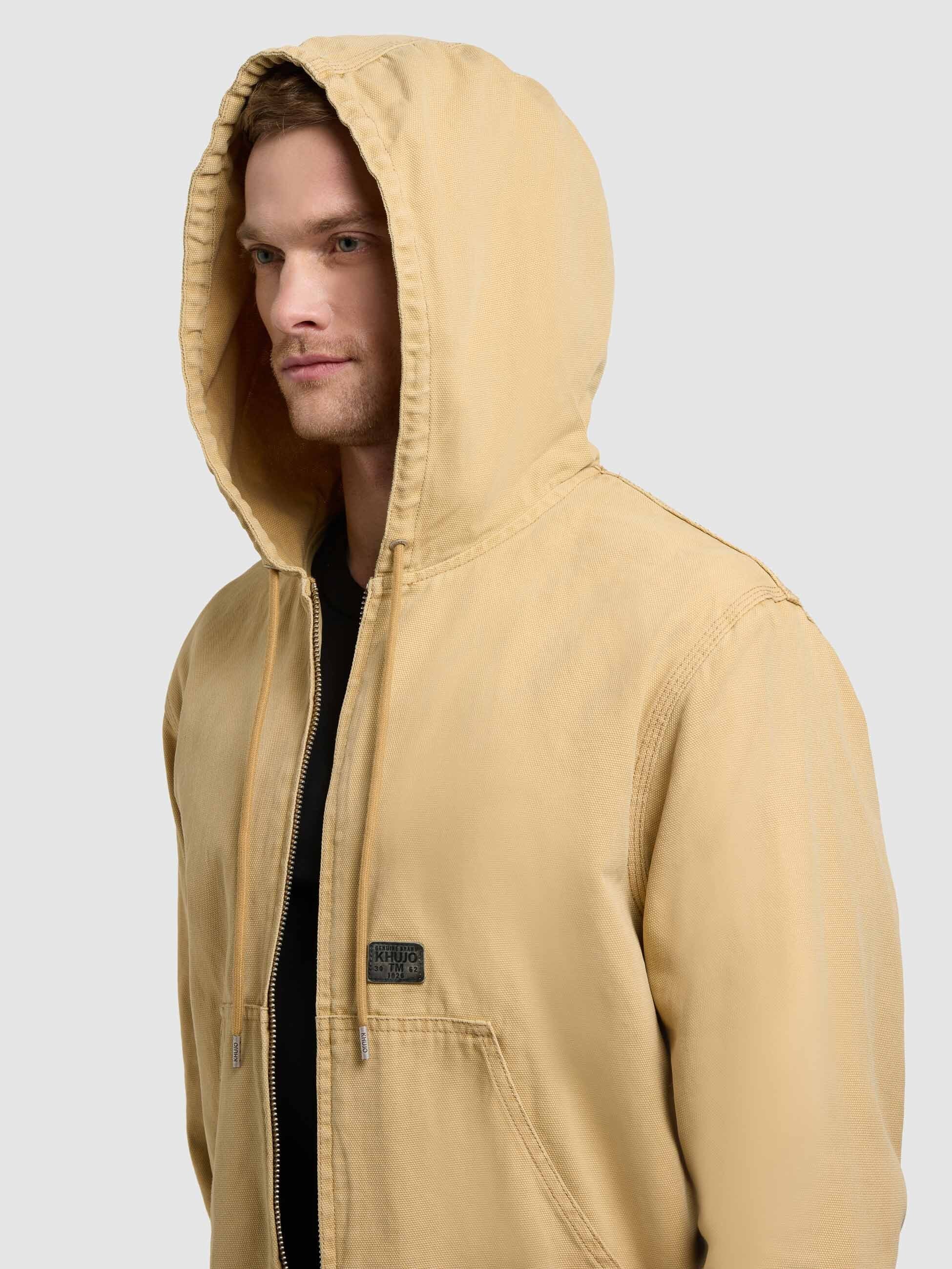 khujo-jacke-rhiis-beige-workwear-blouson-canvasjacke image 7