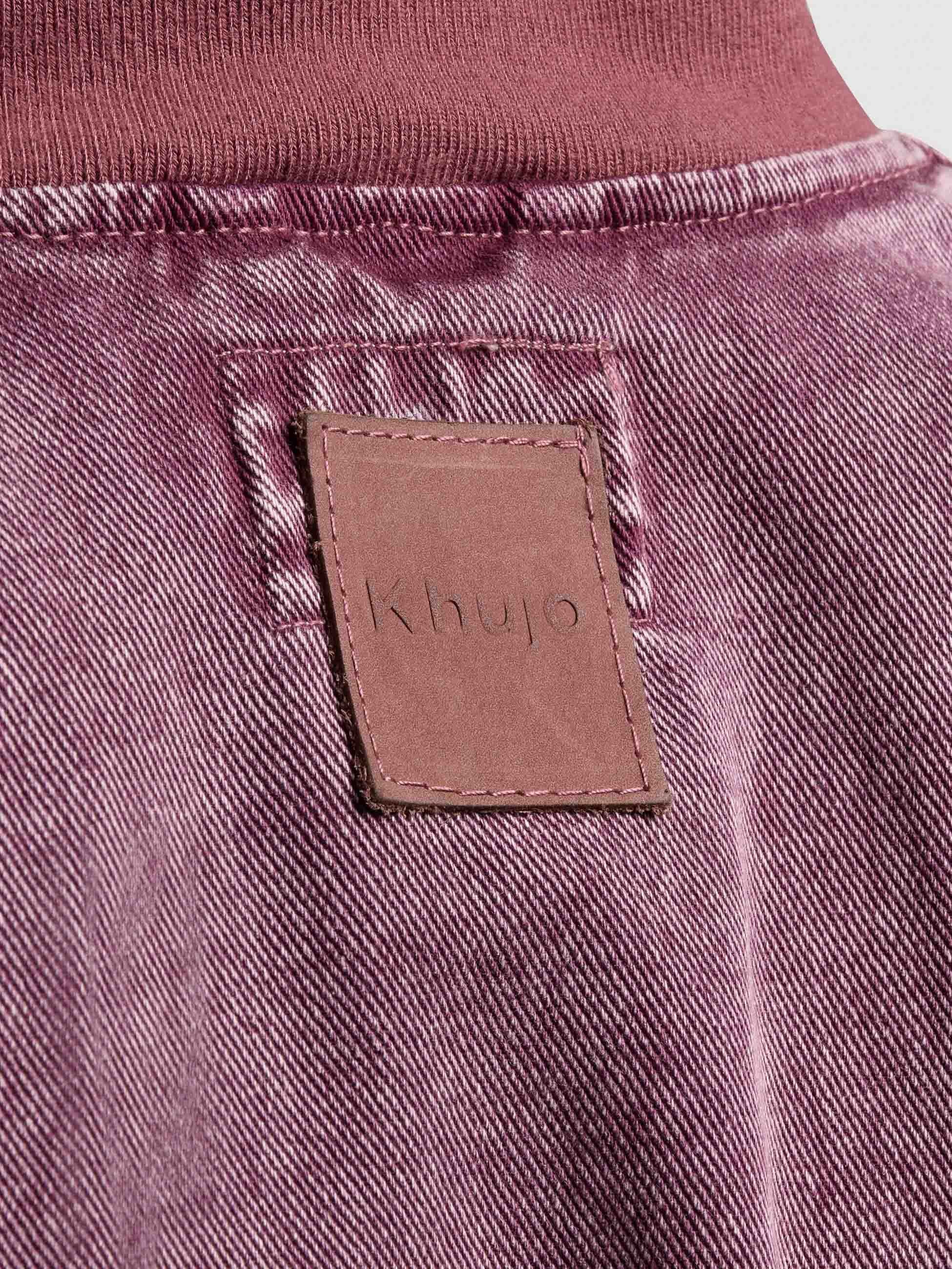 khujo-jeansjacke-clara-fuchsia-damen-blouson-bomberjacke image 8