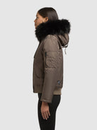 khujo-jacke-tyla-damen-bomberjacke-potter-brown image 5