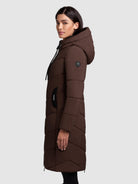 khujo-coat-aribay4-light-dark-brown-lange-steppjacke-mit-strick image 5