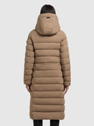 khujo-coat-simmie2-cookie-beige-knielanger-slim-fit-steppmantel-mit-kapuze image 3