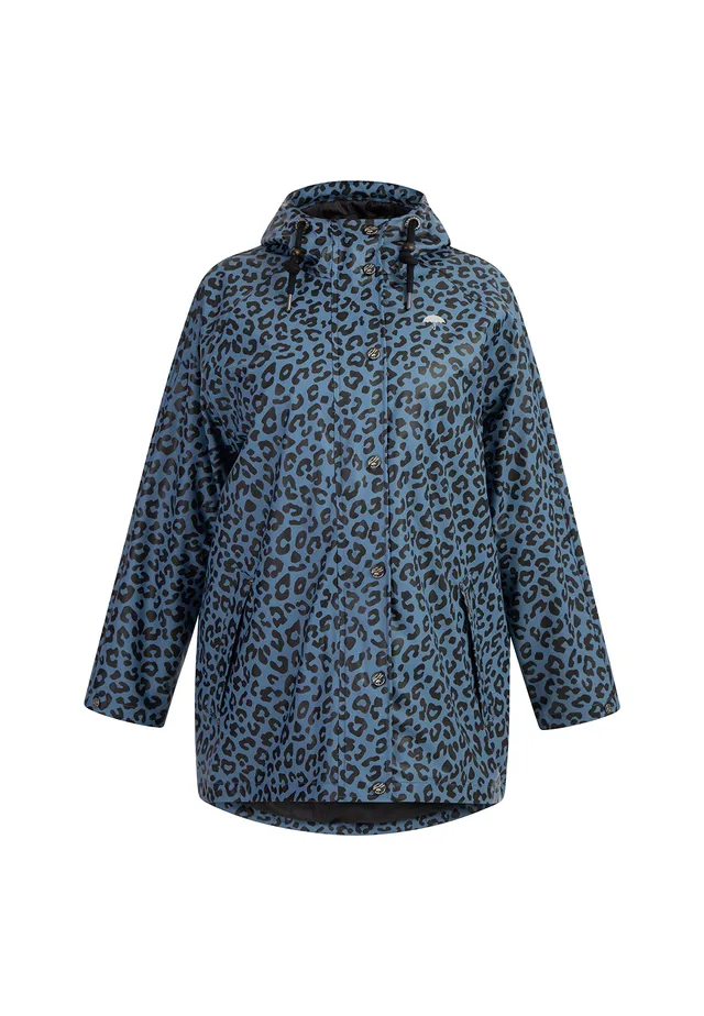 schmuddelwedda-damen-plus-size-regenmantel-mit-leoprint-2 image 1