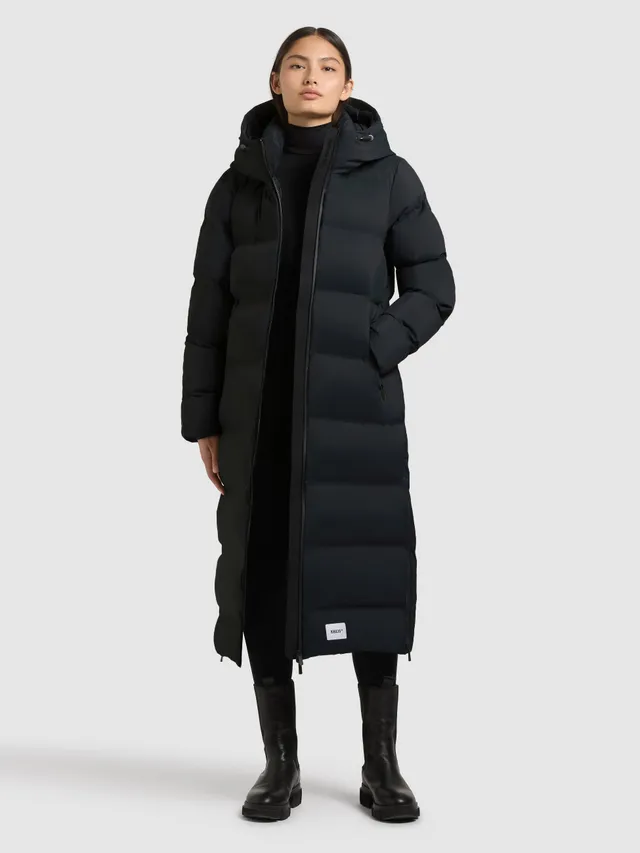 khujo-mantel-larea4-black-wadenlanger-damen-steppmantel-regular-fit image 1