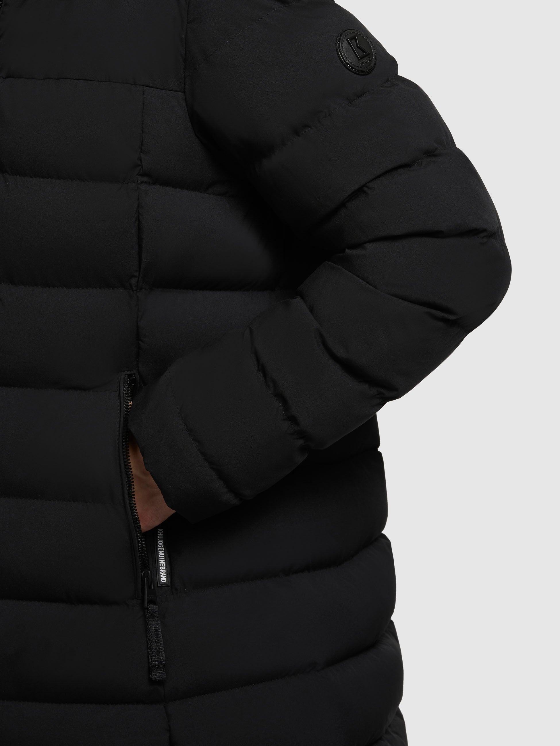 khujo-jacke-neptar-black-damen-steppjacke-leicht-mit-kapuze image 8