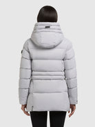 khujo-jacket-matla-platinum-gray-slim-fit-steppjacke-mit-kapuze-leicht-wattiert image 3