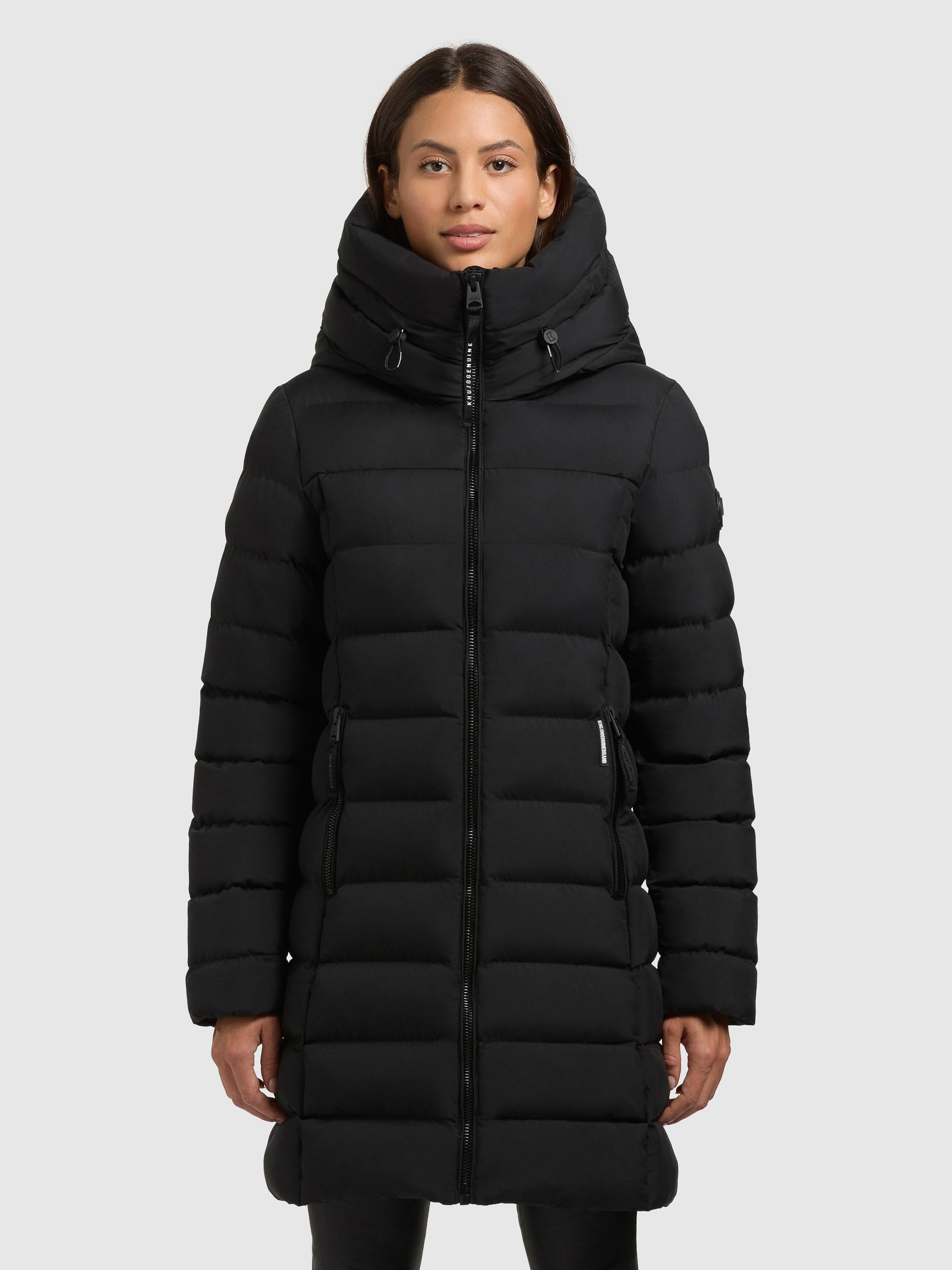 khujo-jacke-nekar-schwarz-sportliche-steppjacke-mit-kapuze-f-r-damen image 4