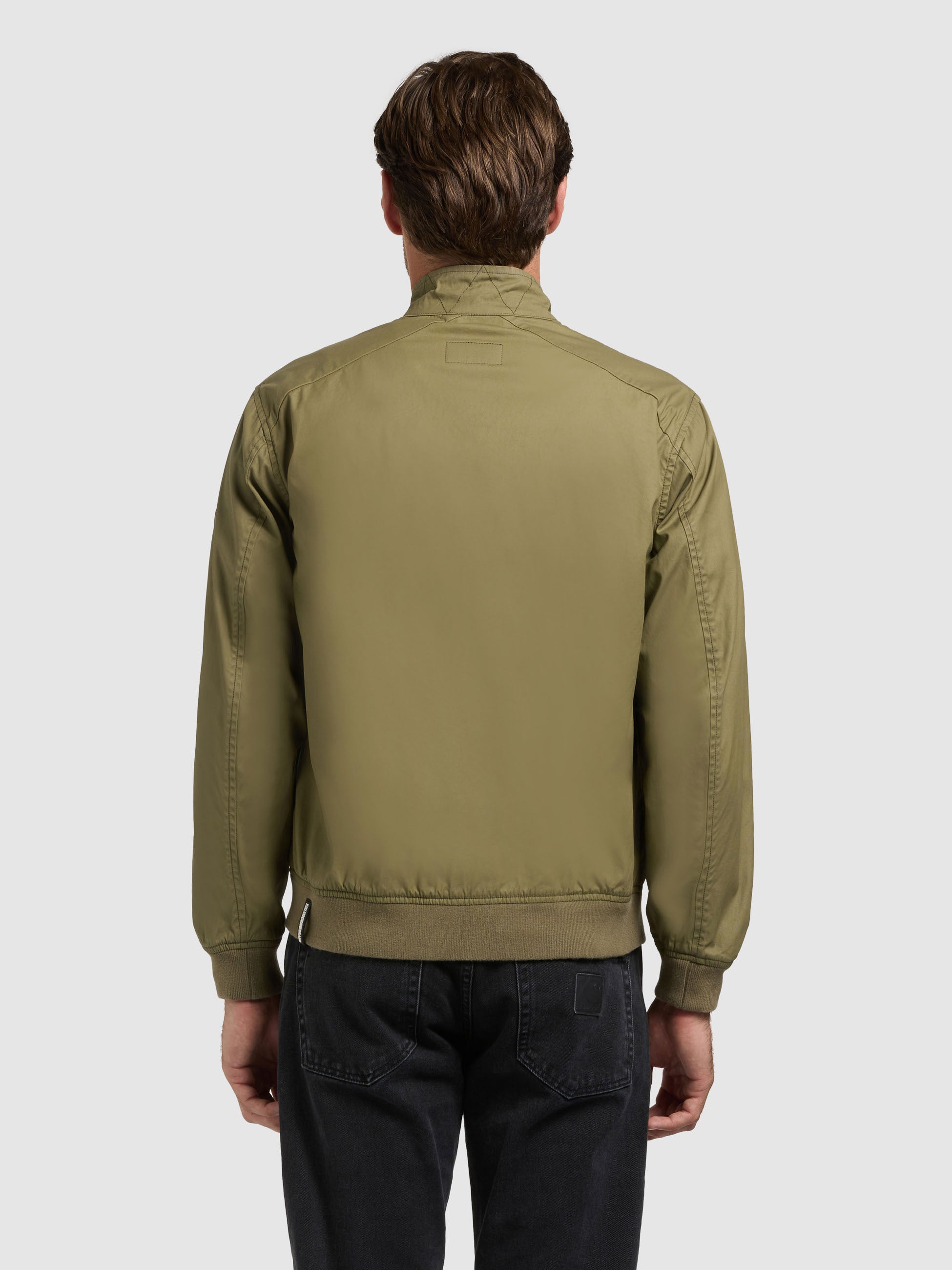khujo-jacke-nabo-olive-blouson-aus-gewachster-baumwolle image 3