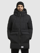 khujo-coat-welm-matt-dark-gray-damen-steppmantel image 4