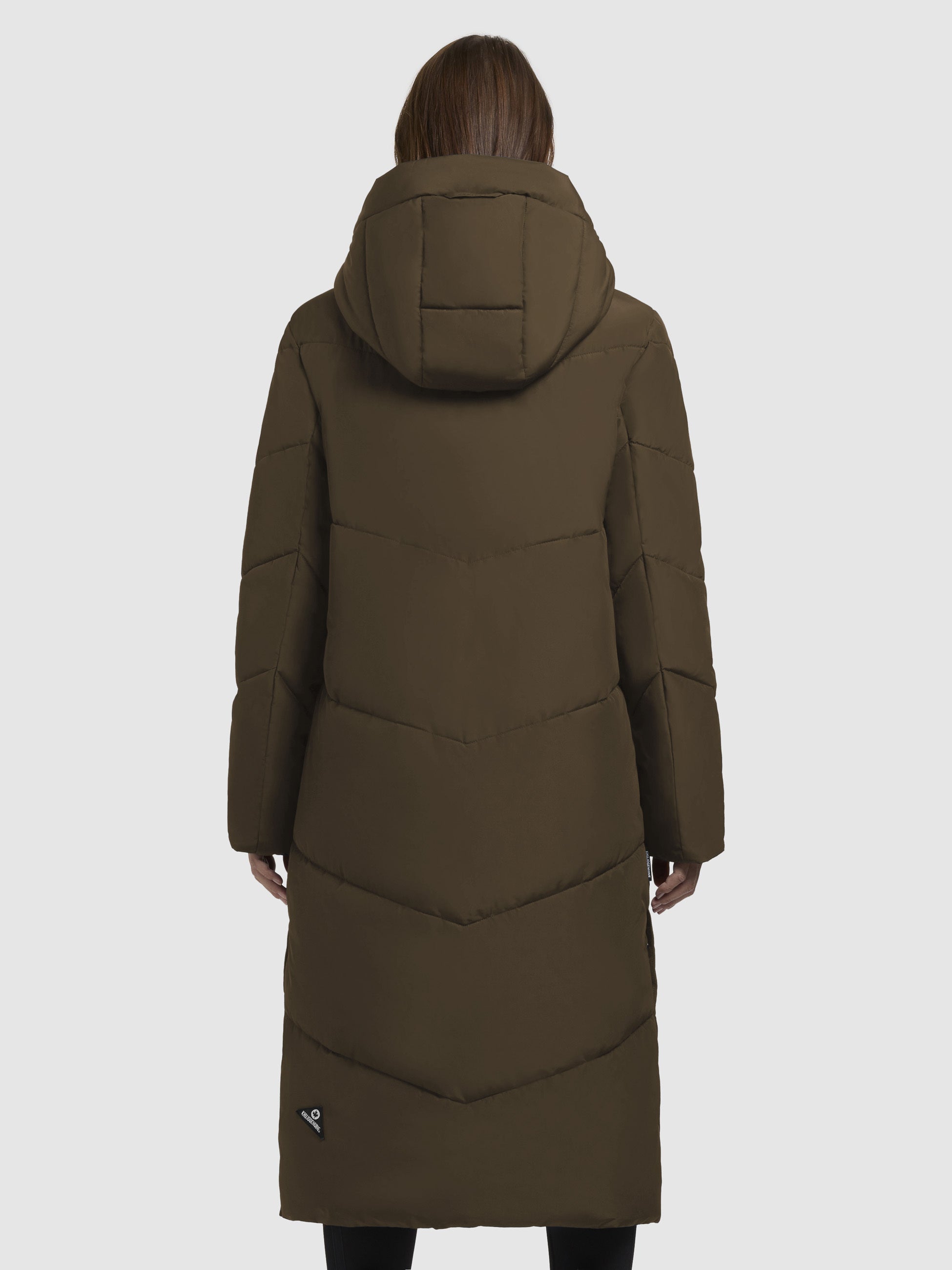 khujo-mantel-sonje6-dunkeloliv-lange-steppjacke-damen image 3