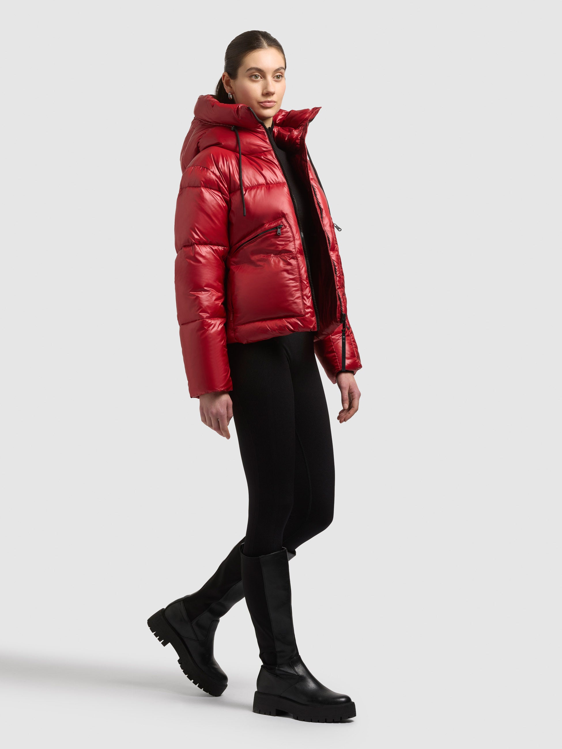 khujo-jacke-luna-nebula-red-gl-nzende-steppjacke-h-ftlang-mit-kapuze image 6