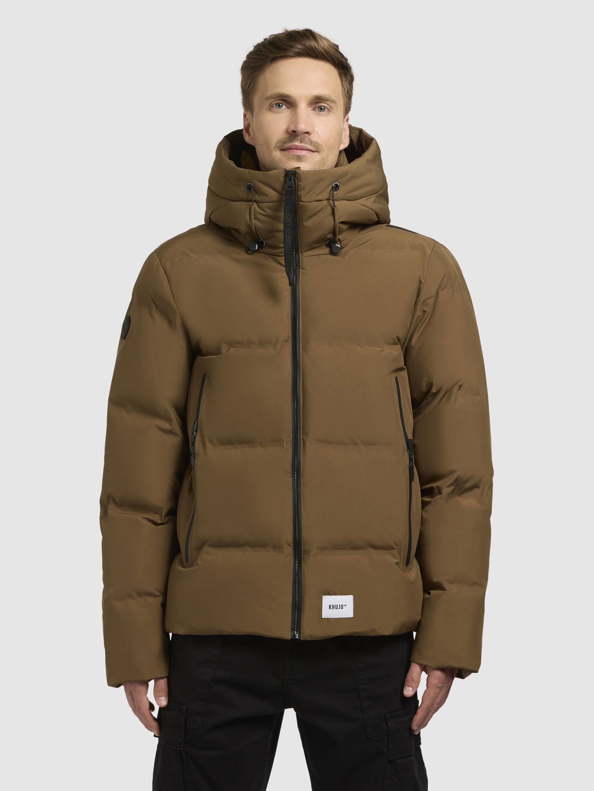 khujo-wesh2-damen-steppjacke-khaki image 4
