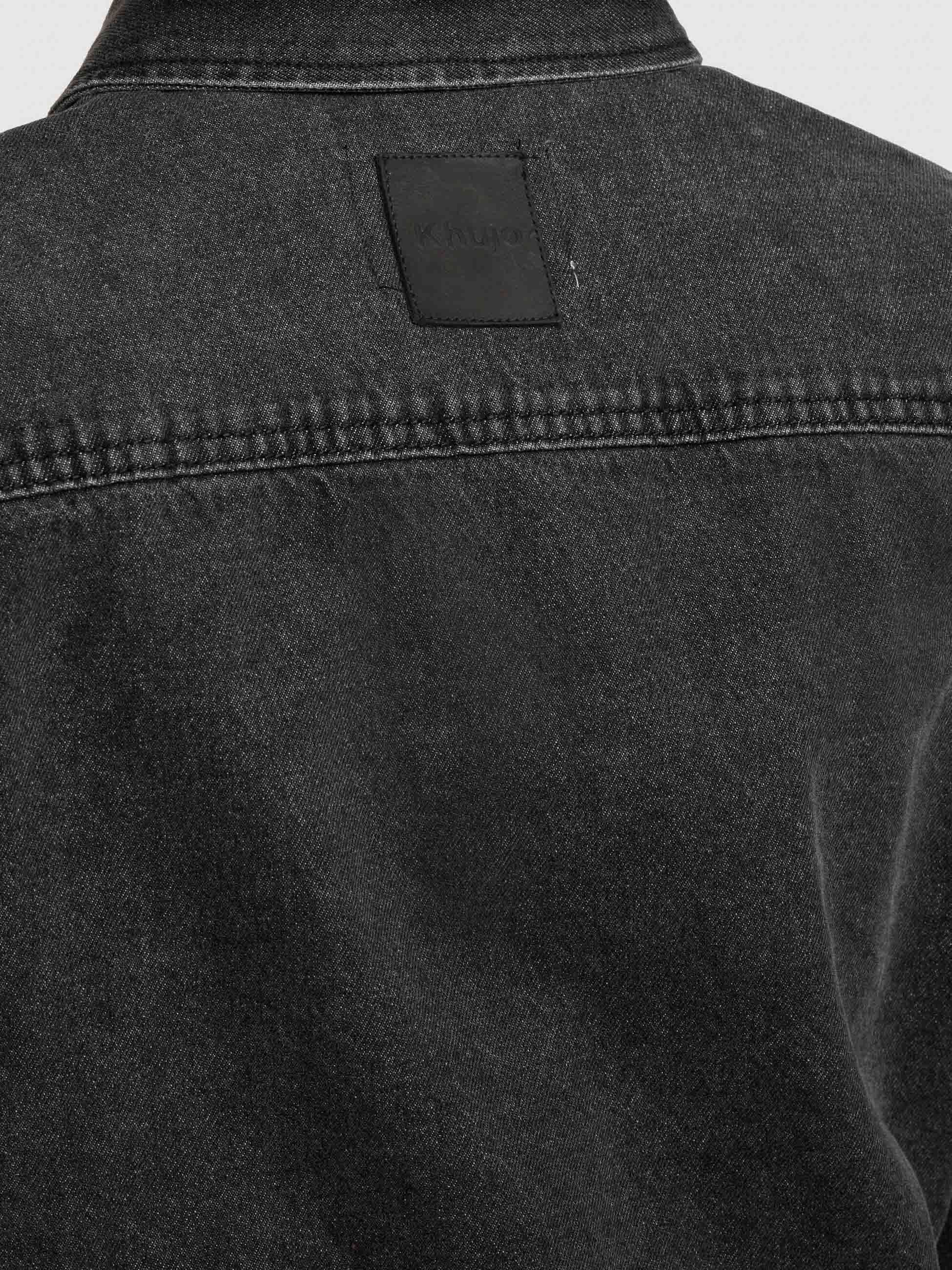 khujo-jacke-renia-jeansjacke-aus-baumwoll-denim-in-dark-grey image 8