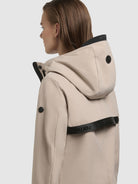 khujo-jacke-izaf3-beige-wasserabweisende-regenjacke-mit-kapuze image 8