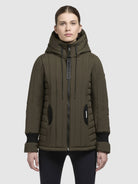 khujo-jacket-tweety-neo-khaki-h-ftlange-damen-steppjacke-regular-fit image 4
