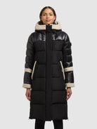khujo-coat-desna2-steppmantel-black-teddyfleece image 4