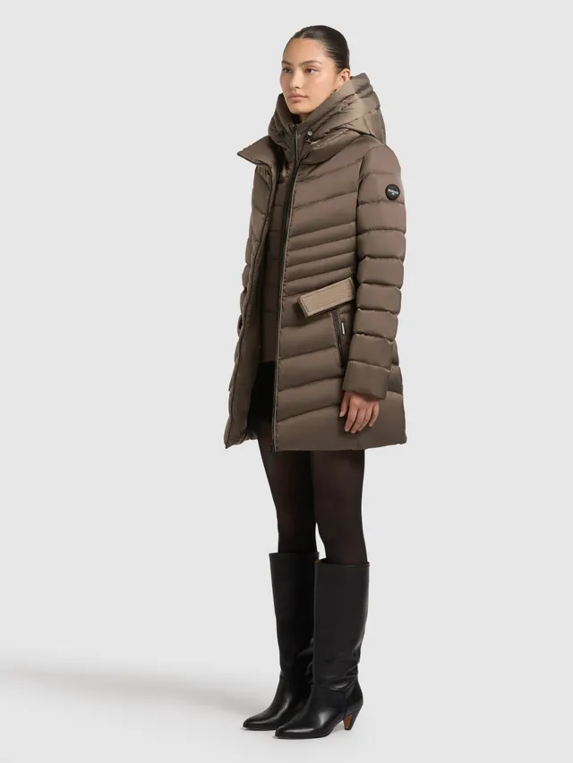 khujo-kina-damen-steppjacke-cane-brown image 1