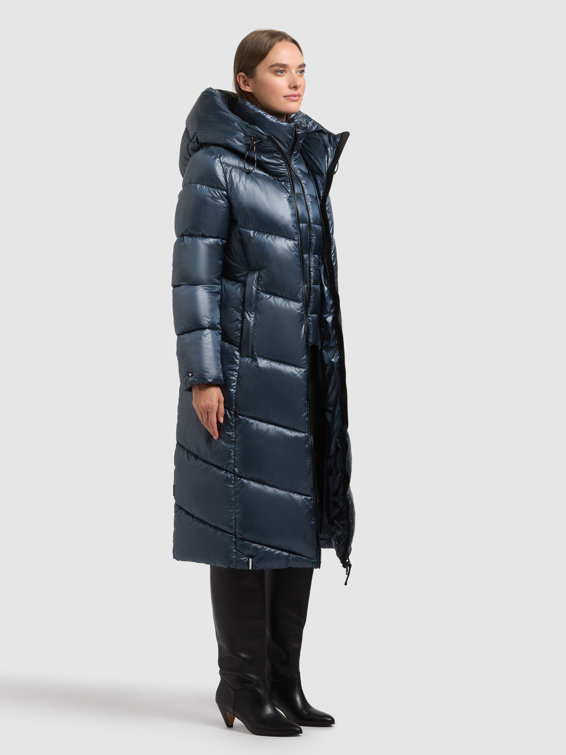 khujo-mantel-rabia-2in1-damen-wintermantel-dim-blue-wadenlang-slim-fit image 6