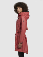 khujo-coat-quinn-pale-red-regenmantel-mit-g-rtel image 5