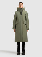 khujo-mantel-agneta2-damen-wintermantel-muted-green image 2