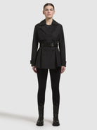 khujo-jacke-liane-schwarz-trench-sommerjacke-mit-g-rtel image 2