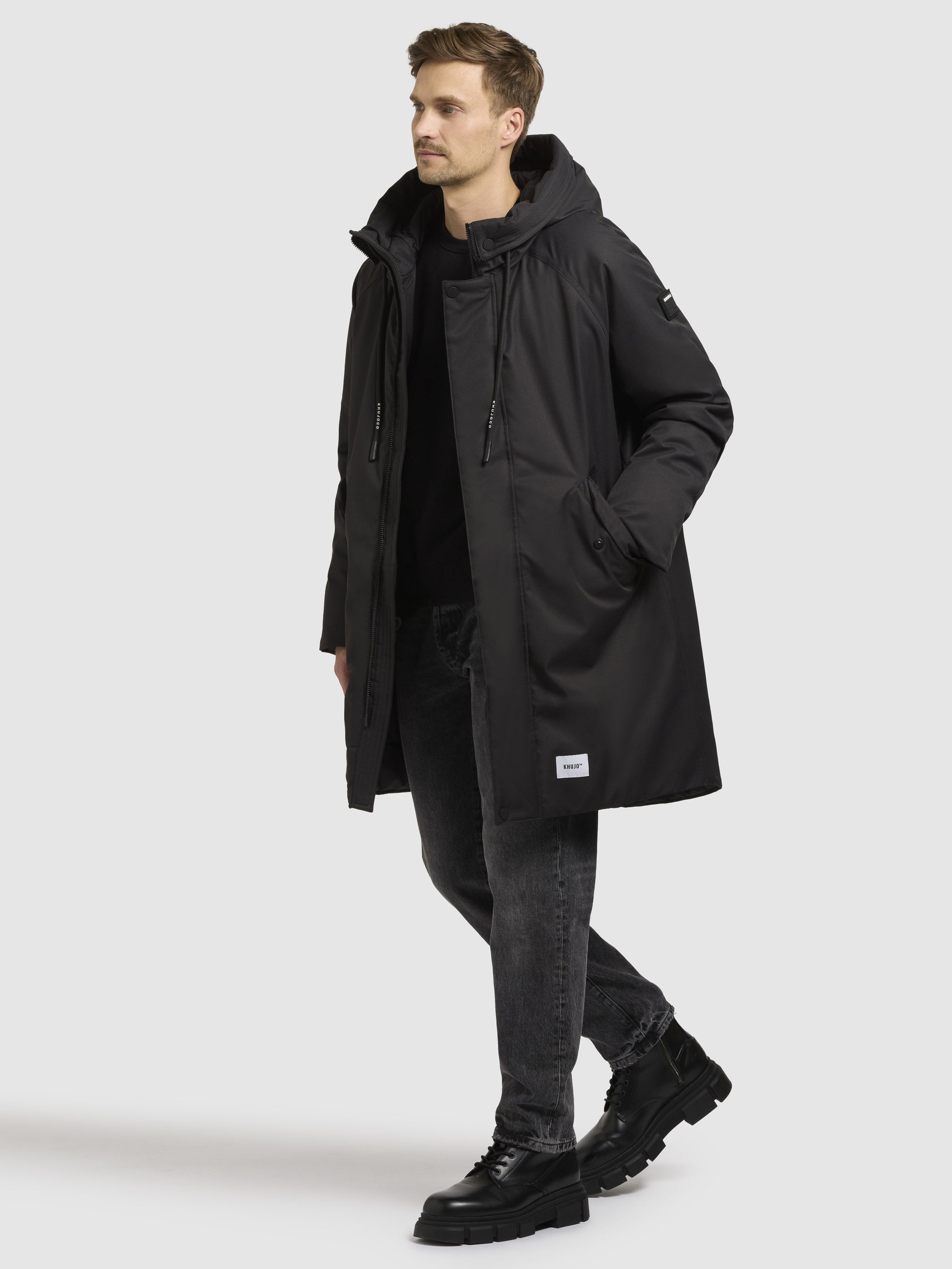 khujo-mantel-anth-dunkelgrau-parka-knielang-loose-fit-mit-fleece-taschen image 5