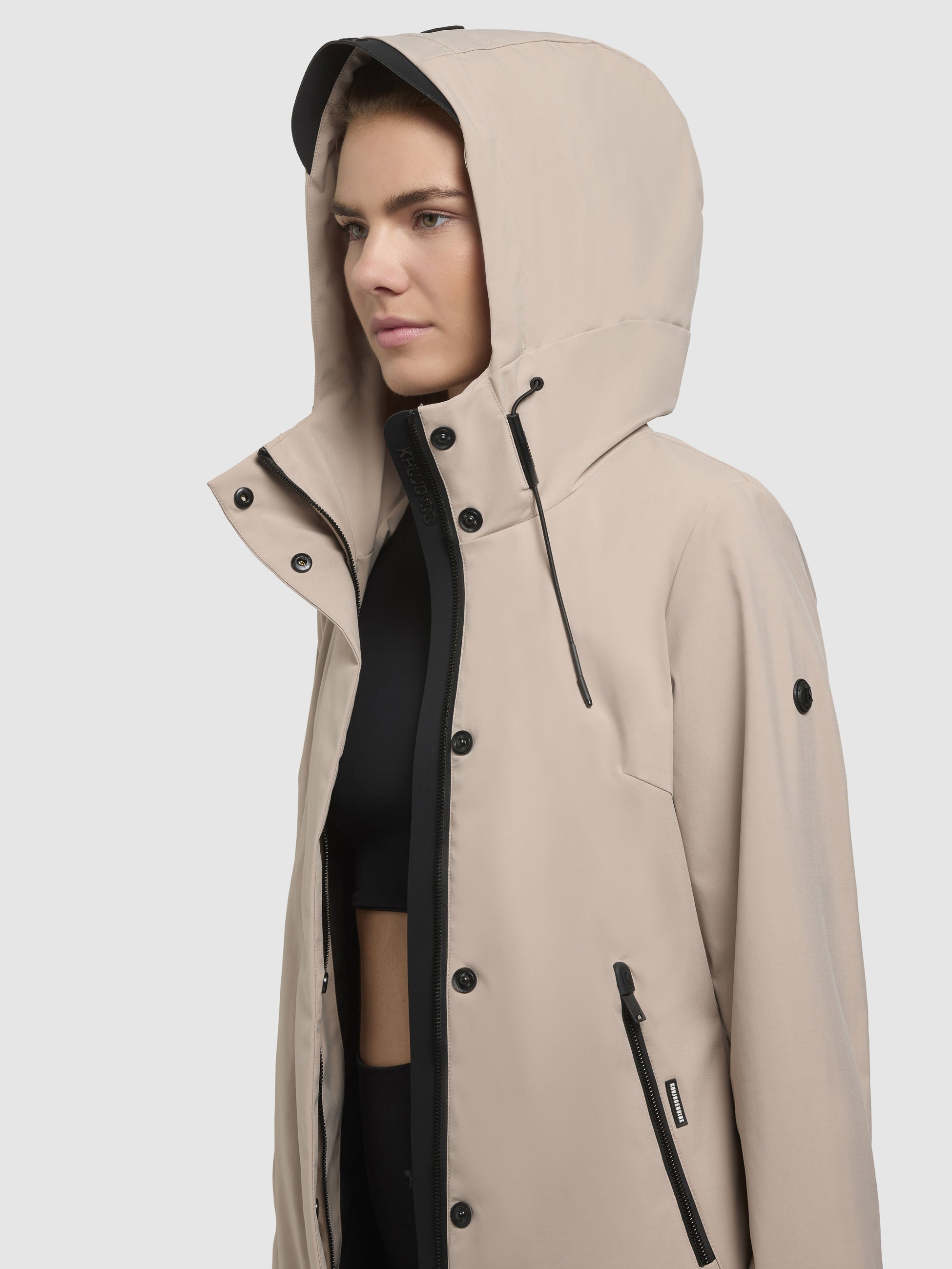 khujo-jacke-izaf3-damen-sommerjacke-beige image 7