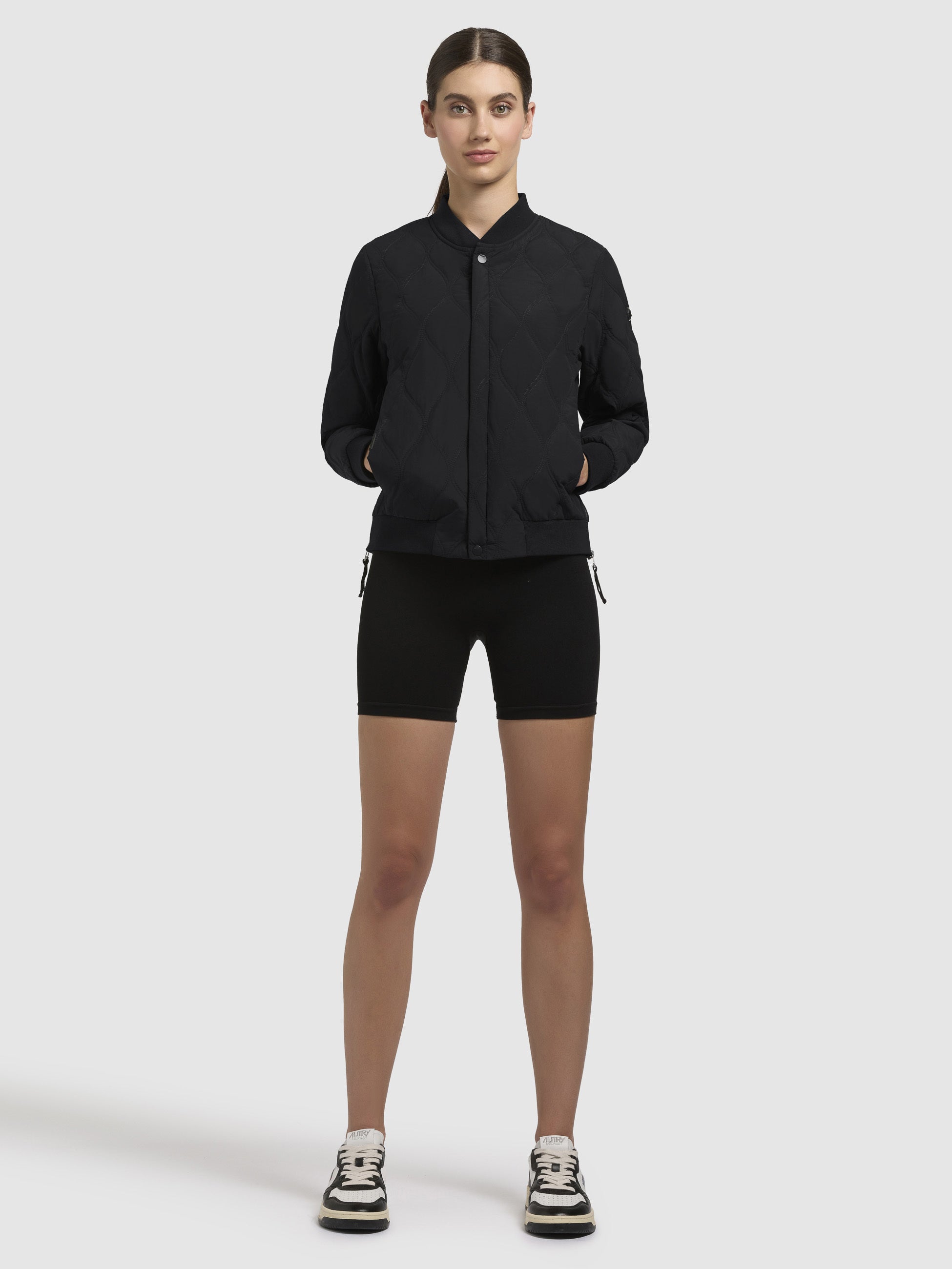 khujo-jacke-feen-schwarz-bomber-steppjacke-h-ftlang-f-r-damen image 2