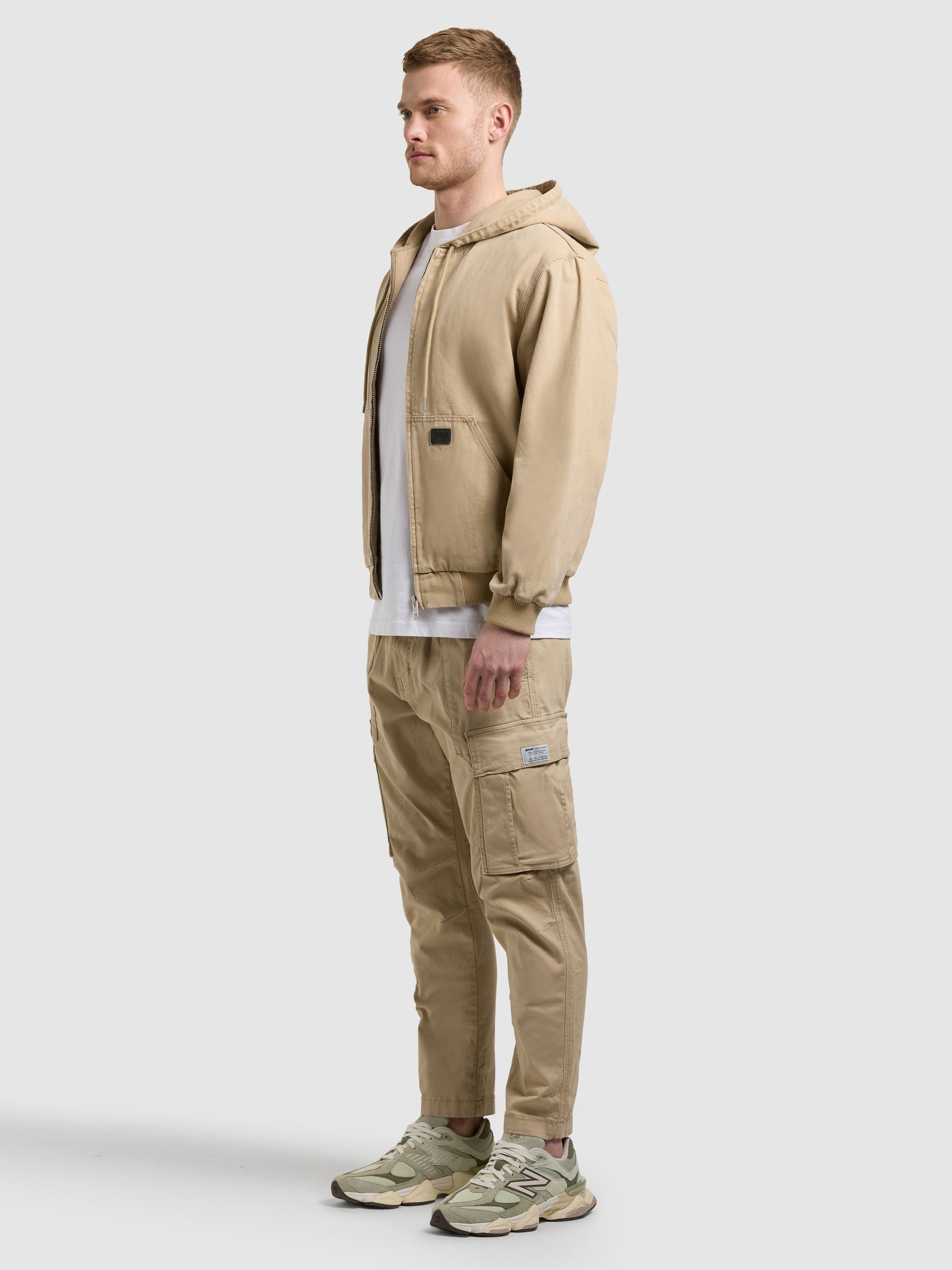 khujo-jacke-rhiis-camel-workwear-blouson-aus-baumwoll-canvas image 2