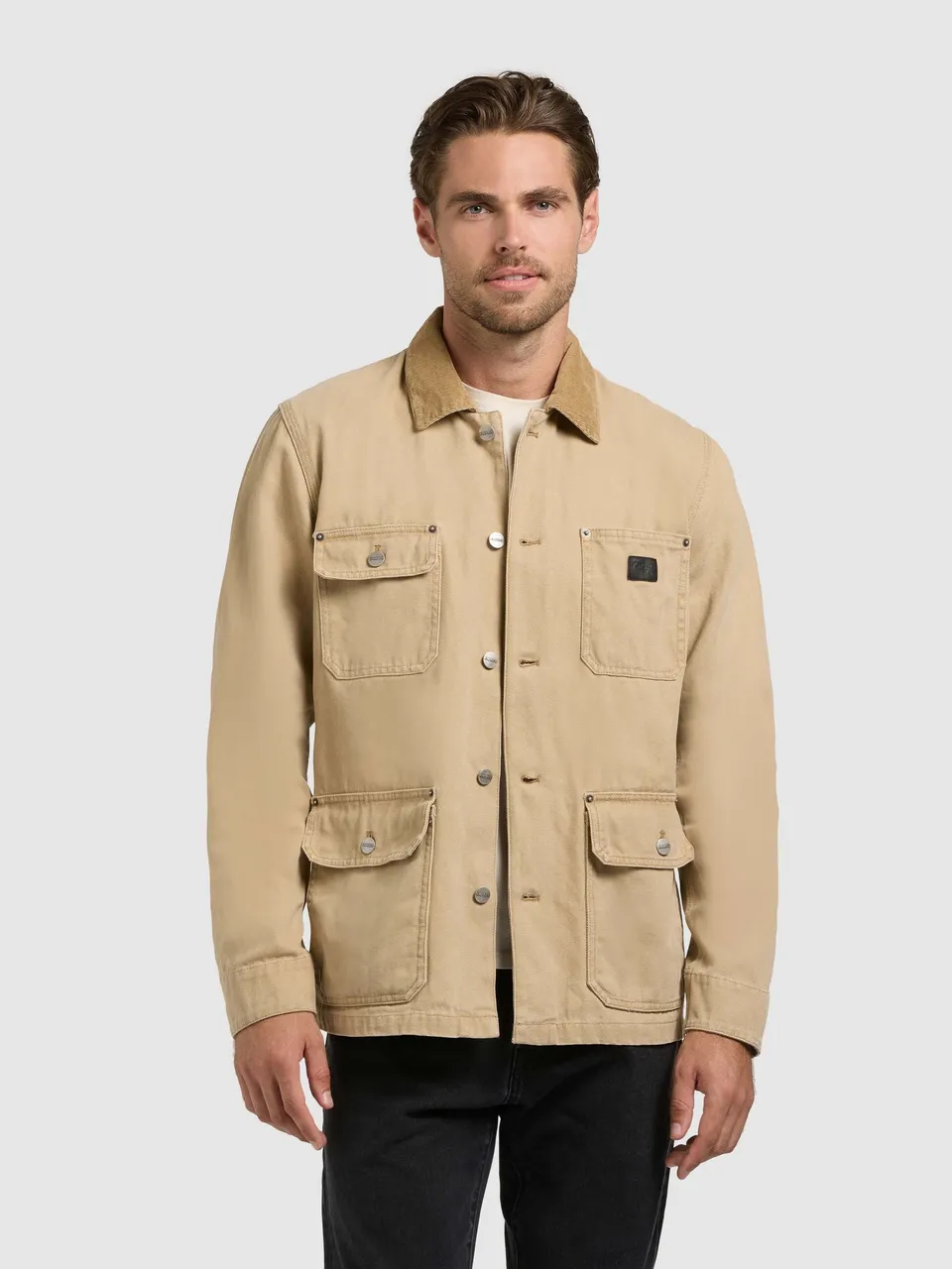 khujo-jacke-nuhh-beige-fieldjacket image 1