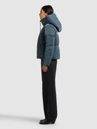 khujo-jacke-audrey-shiny-dim-blue-gl-nzende-damen-winterjacke image 2