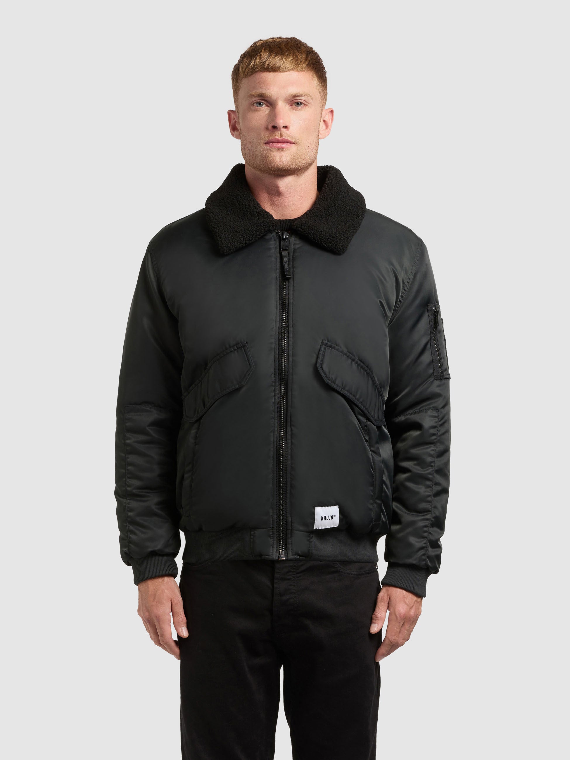 khujo-jacke-ground-bomberjacke-obrage-grey image 4