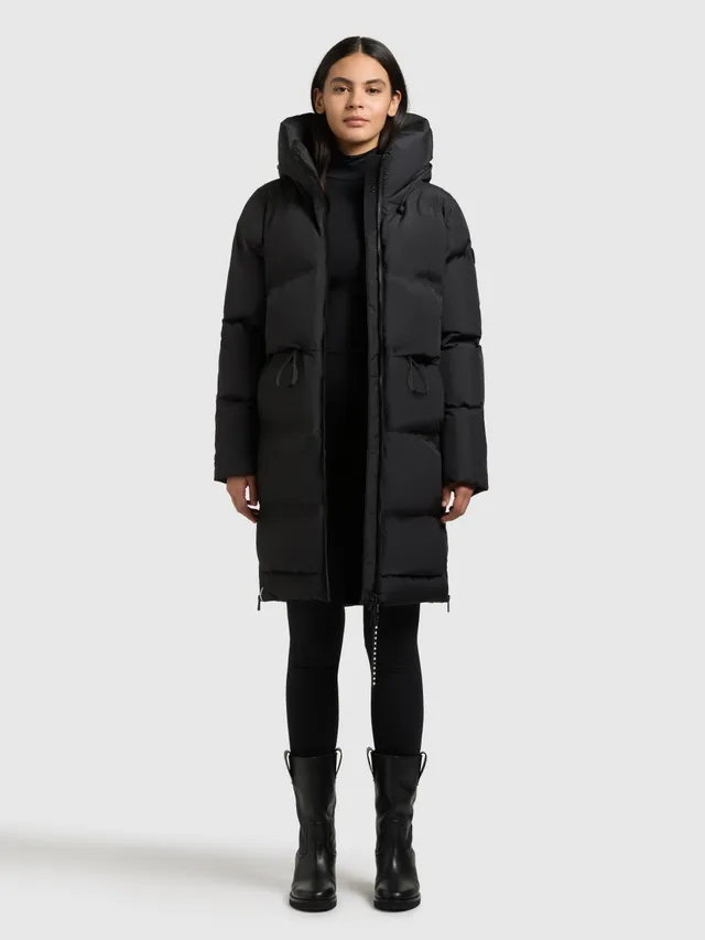 khujo-mantel-aroma2-black-damen-steppmantel-loose-fit-wasserabweisend image 1