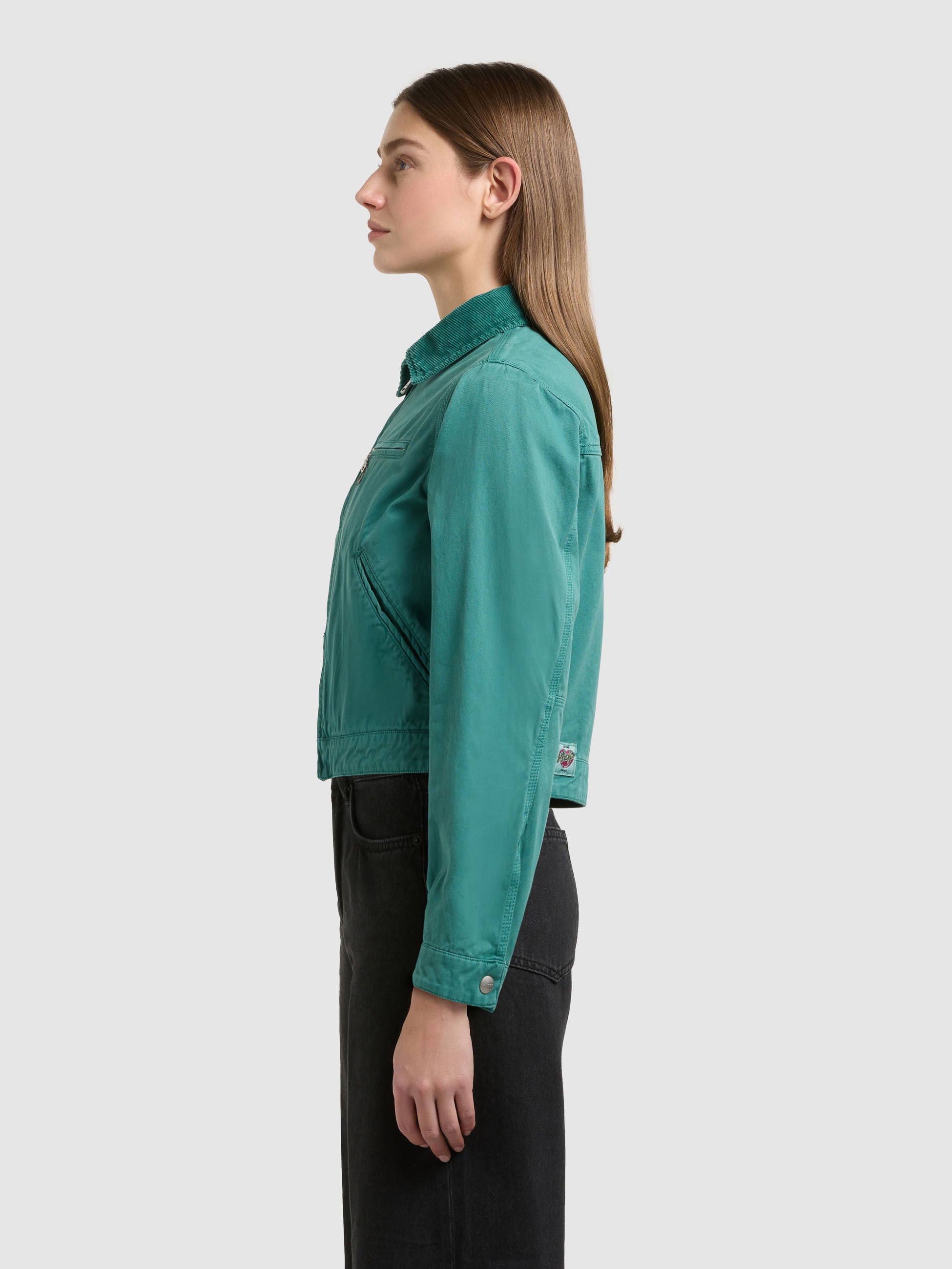 khujo-jacke-georgia-blouson-sommerjacke-north-sea-teal image 5