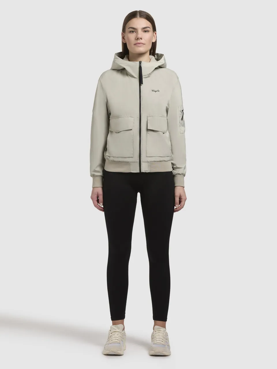 khujo-jacke-anov-damen-blouson-blassgr-n image 1