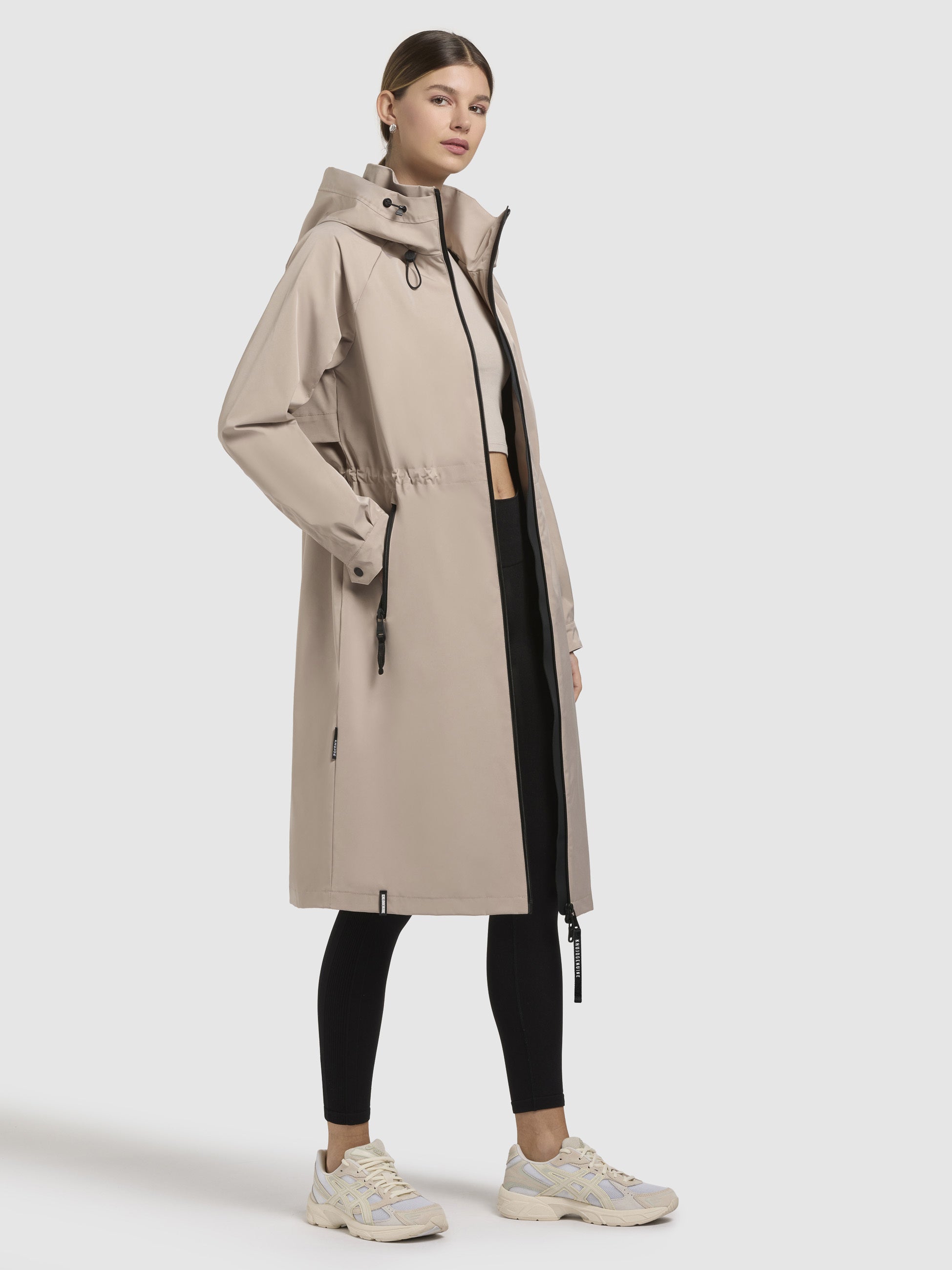 khujo-pinax-sommerparka-beige-knielanger-damen-mantel-mit-kapuze-im-regular-fit image 6