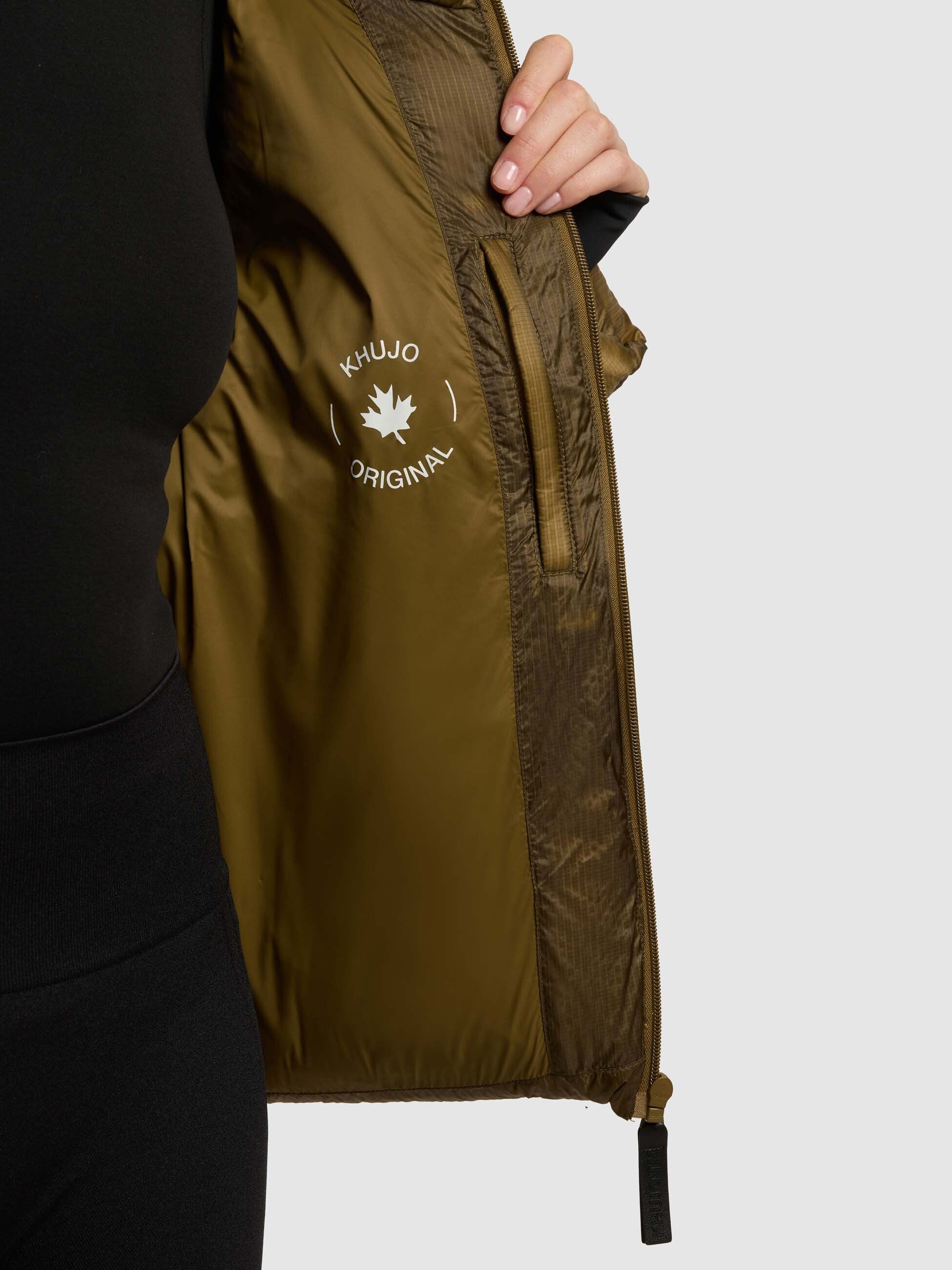khujo-nolana-damen-steppjacke-khaki-green-h-ftlang image 8