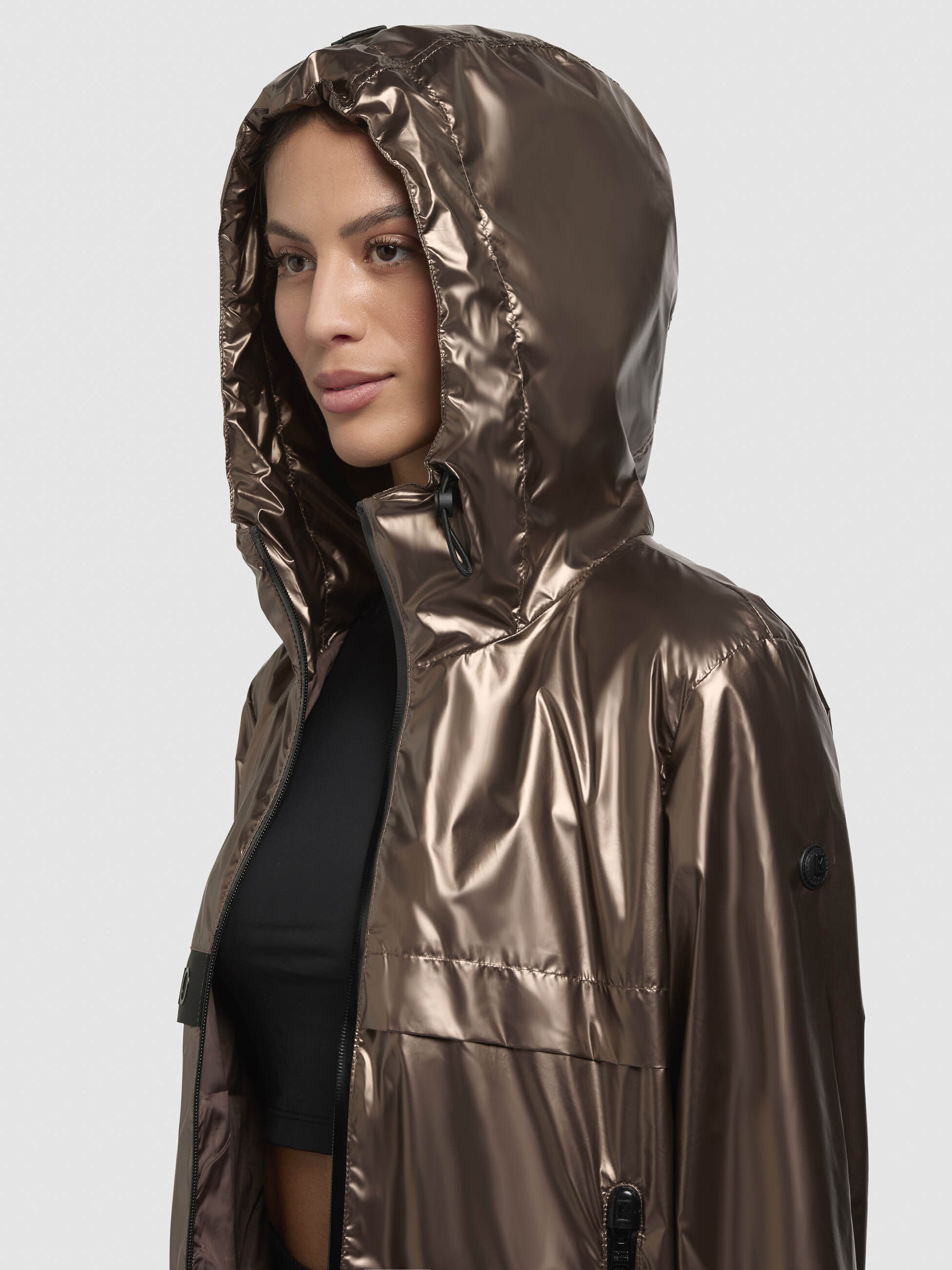 khujo-jacke-evelyn-braun-metallic-h-ftlange-kapuzenjacke-damen-regular-fit image 7