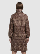khujo-erthe-leo-print-kurzmantel-damen-braun-leo image 3