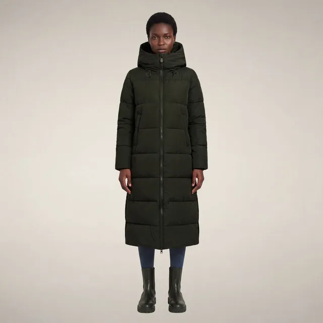 save-the-duck-zendaya-damen-parka-extra-lang-erdgr-n image 1