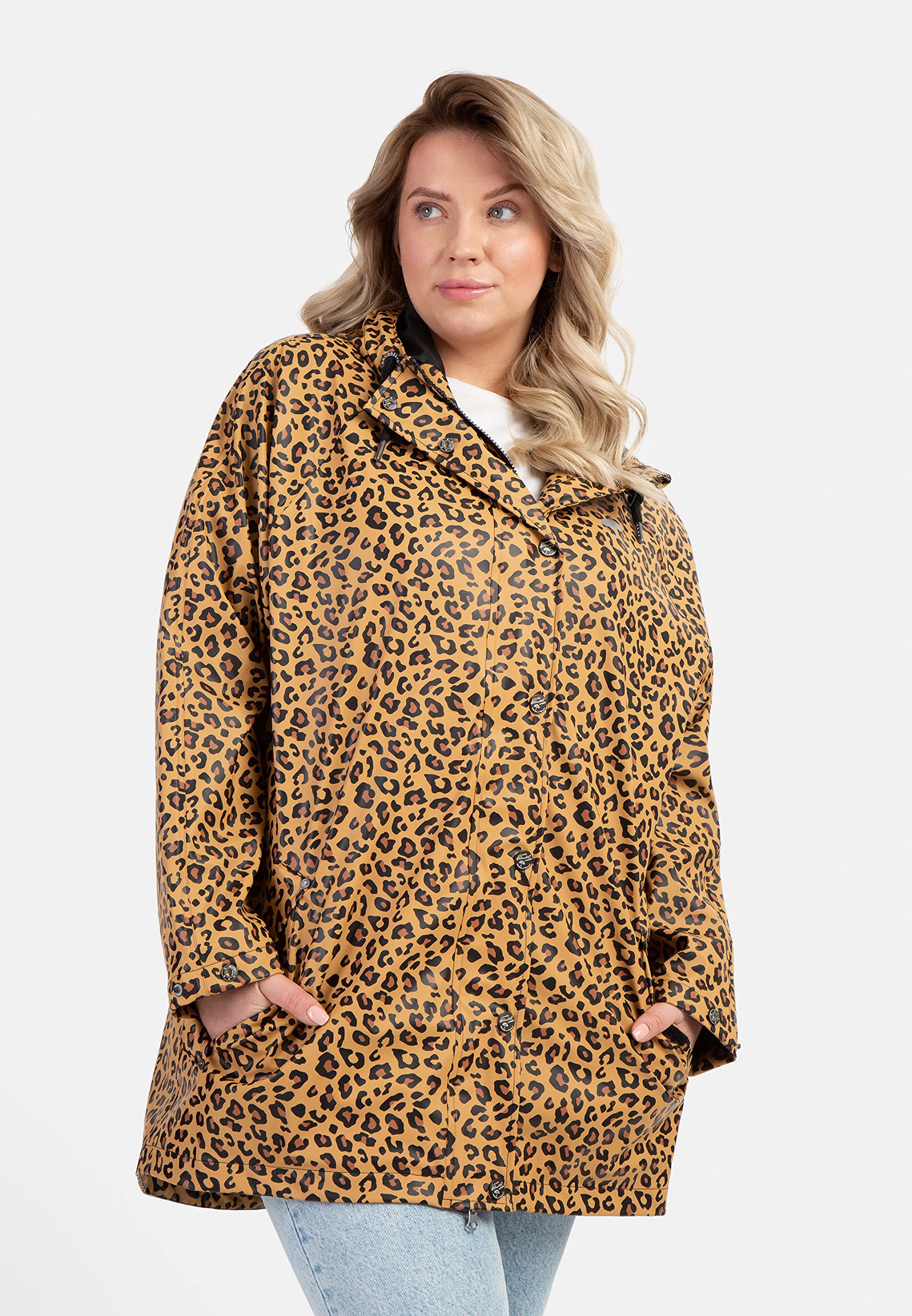 schmuddelwedda-damen-plus-size-regenmantel-mit-leoprint-3 image 4