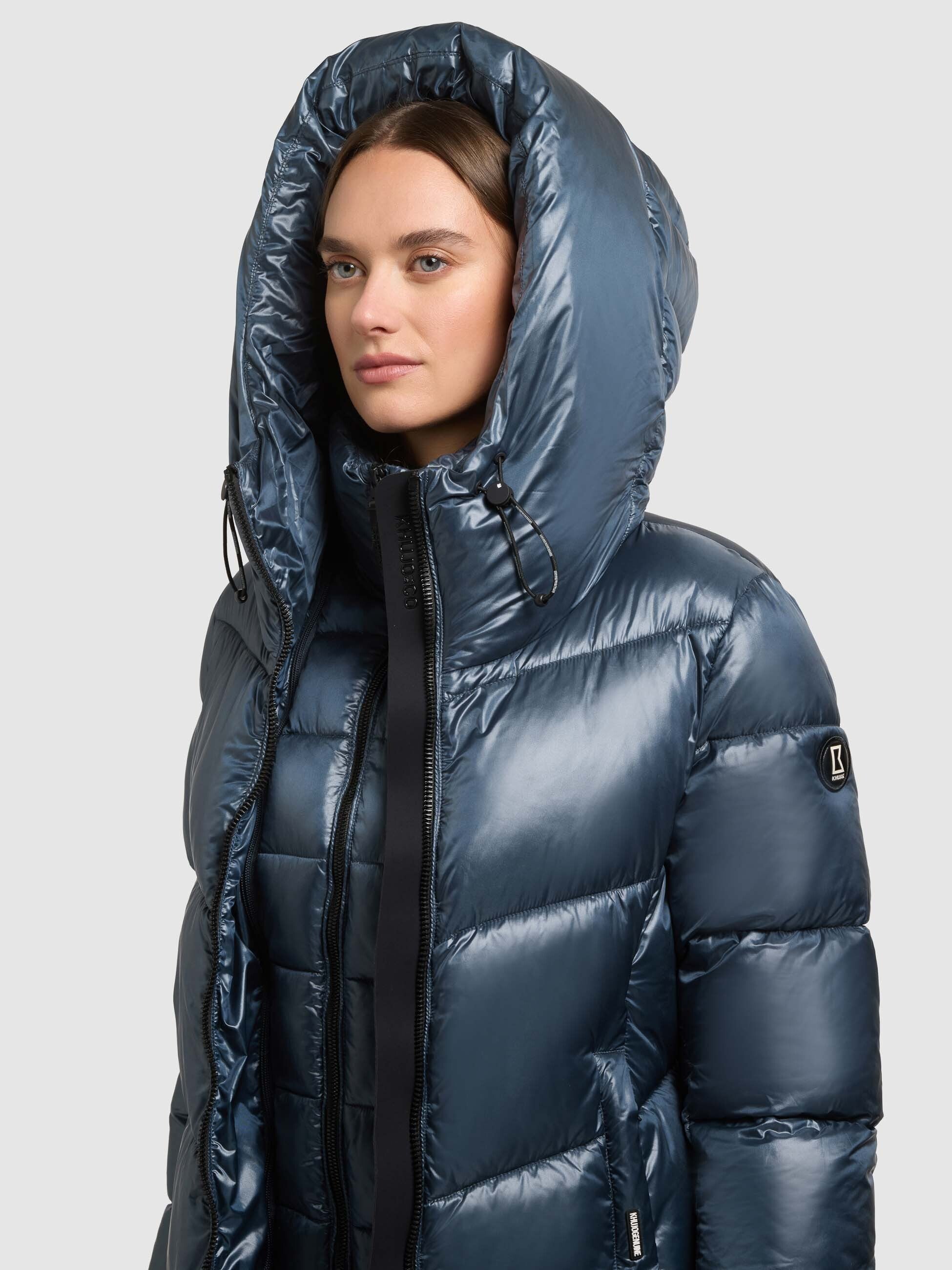 khujo-mantel-rabia-2in1-damen-wintermantel-dim-blue-wadenlang-slim-fit image 7