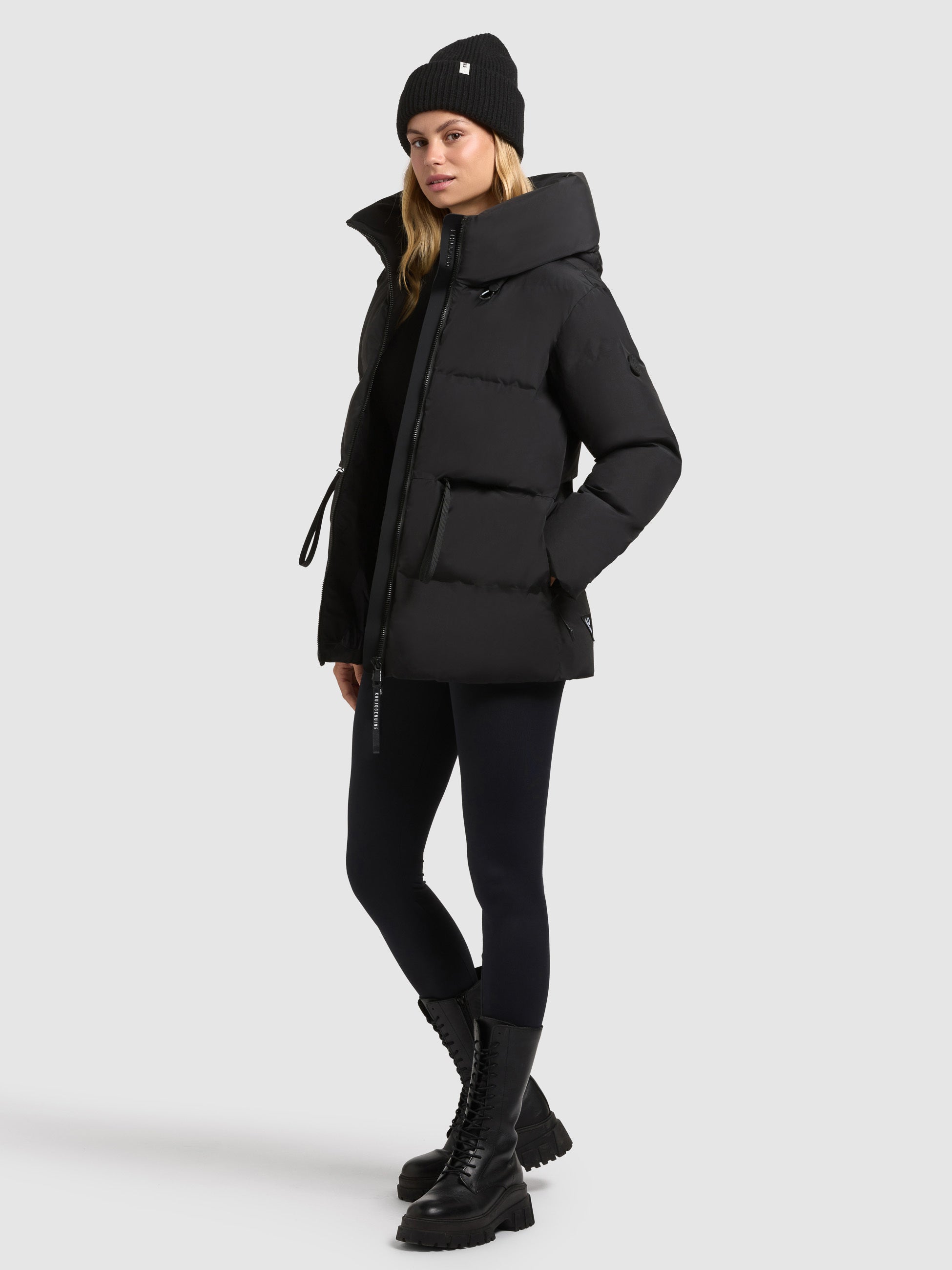 khujo-ellis-damen-steppjacke-black image 2
