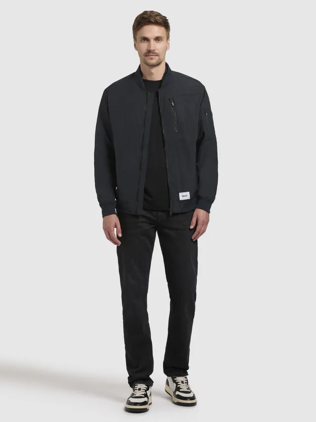 khujo-jacke-beki-dunkelblau-damen-bomberjacke-basic image 1