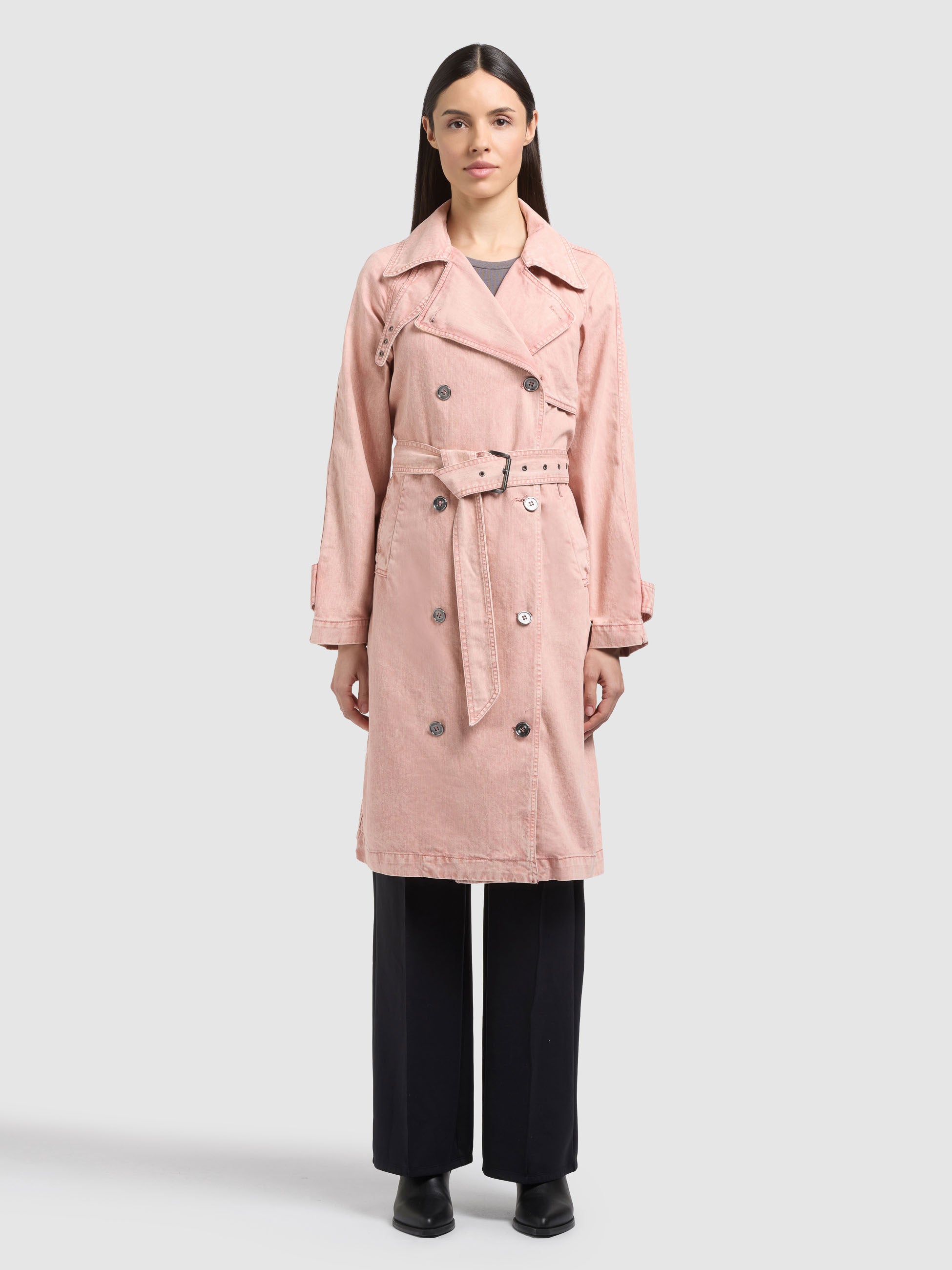khujo-mantel-enza-blush-pink-damen-jeans-trench-aus-denim image 4