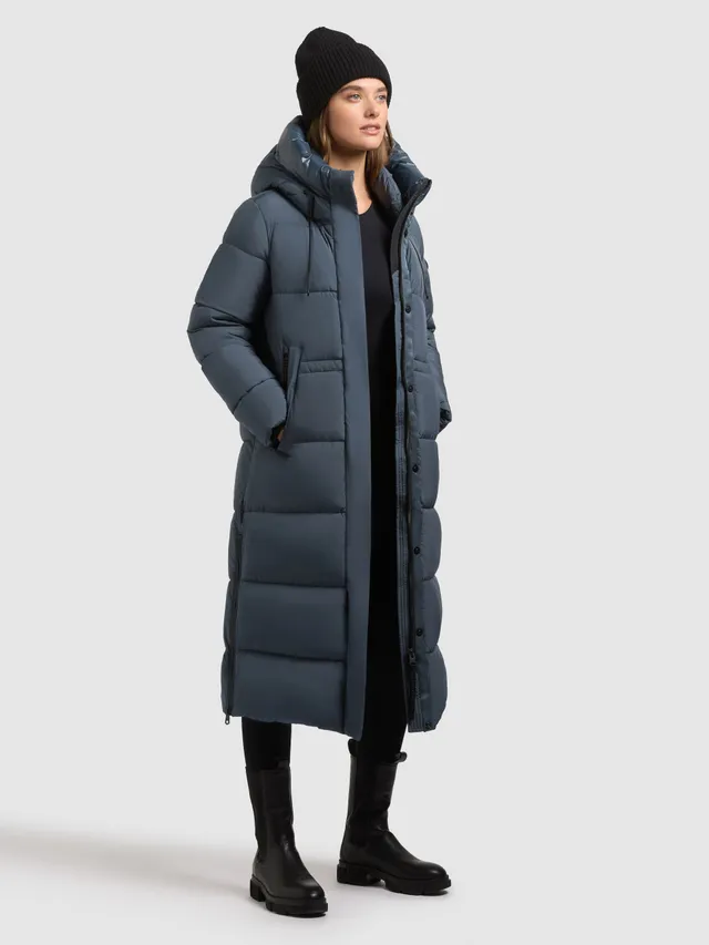 khujo-coat-velia-dim-blue-warm-wattierter-damen-wintermantel image 1