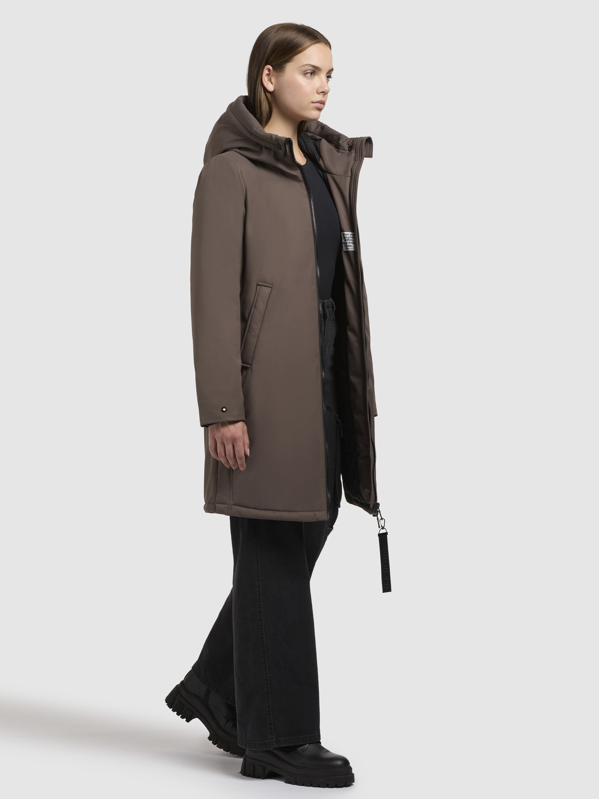khujo-mantel-yaak3-taupe-dunkel-damen-parka-kurzmantel-wattiert-mit-gro-er-kapuz image 6