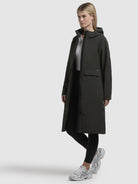 khujo-coat-layla-dunkelgr-n-wasserabweisender-kurzmantel image 6