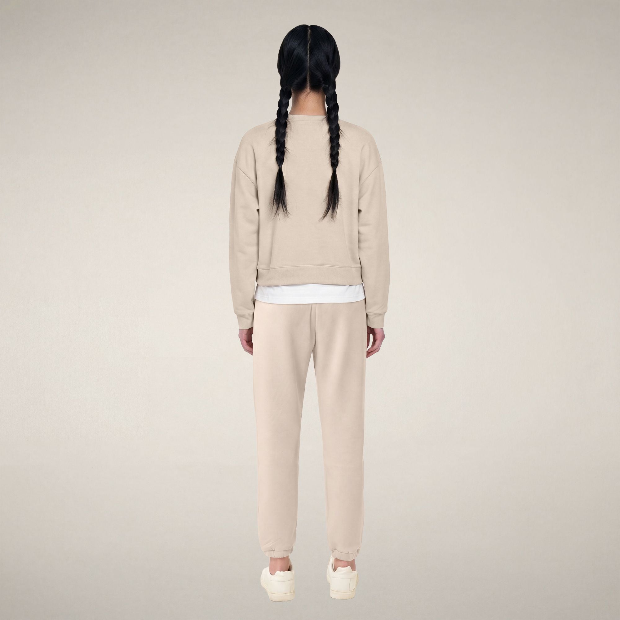save-the-duck-hiroko-damen-hose-relaxed-beige-rainy image 2
